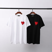 Load image into Gallery viewer, DUYOU summer men casual high quality t-shirt Breathable cotton tshirt embroidery heart Tshirts Streetwear Hip Hop Casual Tops
