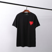 Load image into Gallery viewer, DUYOU summer men casual high quality t-shirt Breathable cotton tshirt embroidery heart Tshirts Streetwear Hip Hop Casual Tops
