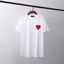 Load image into Gallery viewer, DUYOU summer men casual high quality t-shirt Breathable cotton tshirt embroidery heart Tshirts Streetwear Hip Hop Casual Tops
