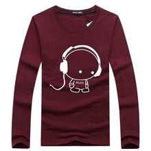 Load image into Gallery viewer, Men T-shirts Fashion Boys Long Sleeve t shirt Male Spring Full Sleeve Tee shirts homme Men's T-Shirt Autumn Casual T Shirts
